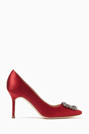 Hangisi 90 Pumps in Satin