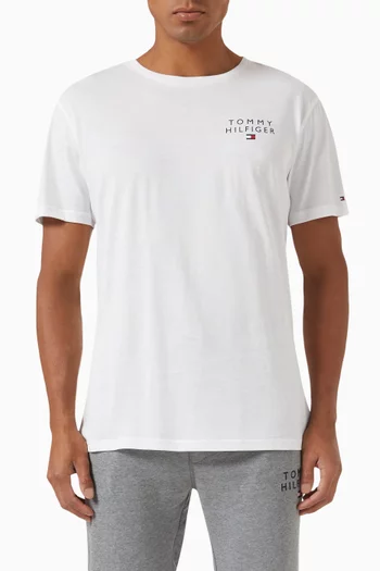 Logo Lounge T-shirt in Cotton Jersey