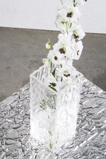 Crushed Ice Vase in Acrylic