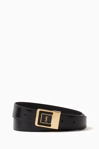 La 66 Buckle Belt in Leather