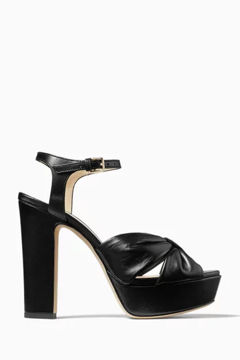 Heloise 120 Platform Sandals in Nappa