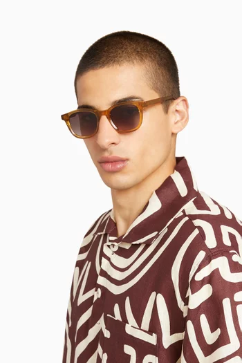 Evan Square Sunglasses in Acetate