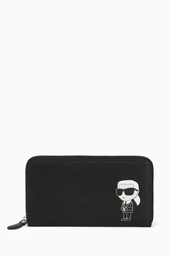 K/Ikonik 2.0 Continental Wallet in Faux Leather