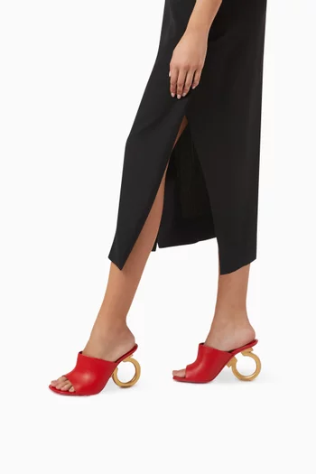 Elina 105 Mules in Smooth Leather