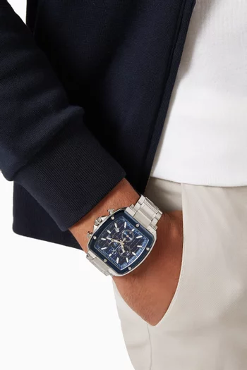 Spirit Tonneau Chrono Stainless Steel Watch, 44mm