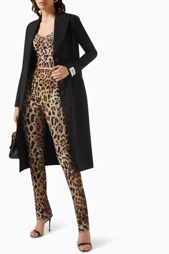 x Kim Tailored Coat Dress in Technical Jersey