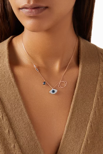 Swarovski Infinity Necklace in Mixed-plated Metal