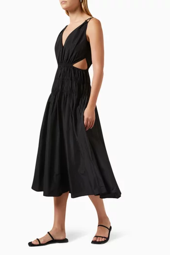 Run Cut-out Midi Dress