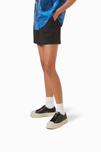 Pablo Platform Sneakers in Leather