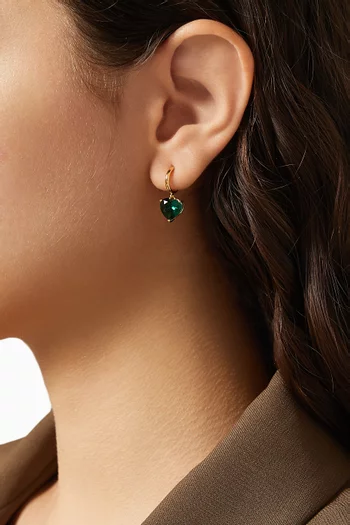 أقراط ماي لوف بتصميم قلب