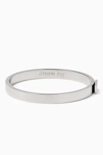 "Dream Big" Thin Idiom Bangle