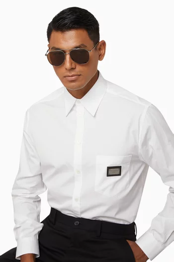 Pilot Sunglasses in Metal