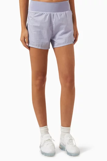 2-in-1 Reflective Design Shorts in Nylon
