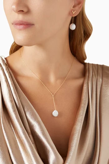 Kiku Baroque Pearl Necklace in 18kt Gold