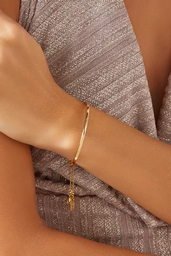 سوار بتصميم منزلق بشعار الماركة معدن