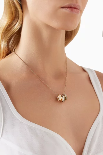 C Signature Rondelle Necklace in Metal