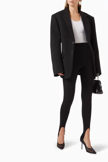 Stirrup Leggings in Technical Stretch-jersey