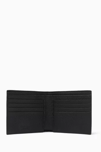 Logo Bifold Waller in Calf Leather