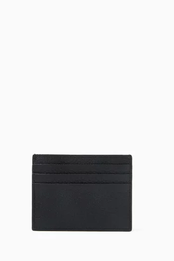 GA Logo Card Holder in Leather