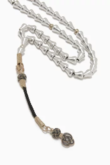 Small Aluminum Masbaha Prayer Beads