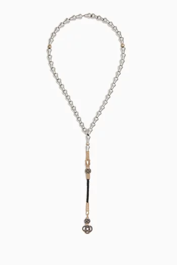 Small Aluminum Masbaha Prayer Beads