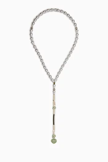 Large Aluminum Masbaha Prayer Beads