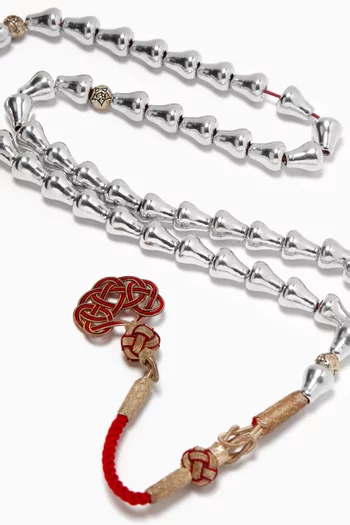 Small Aluminum Masbaha Prayer Beads