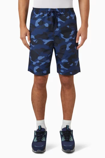 Camo Shark Reversible Shorts in Nylon
