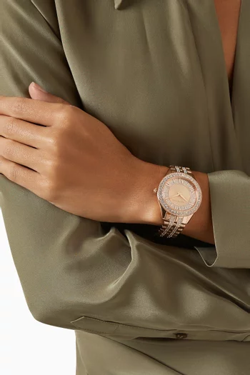 Harlowe Crystal Stainless Steel Watch, 38mm