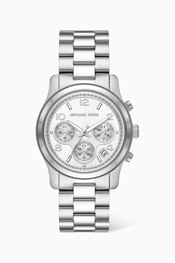Runway Chronograph Stainless Steel Watch, 38mm