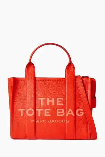 Micro Top Handle Tote Bag in Leather
