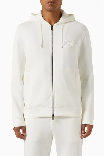 Logo Hoodie in Cotton Jersey