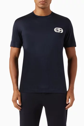 Logo T-shirt in Cotton Jersey