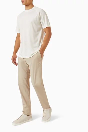 Tela Vela Pants in Stretch-cotton