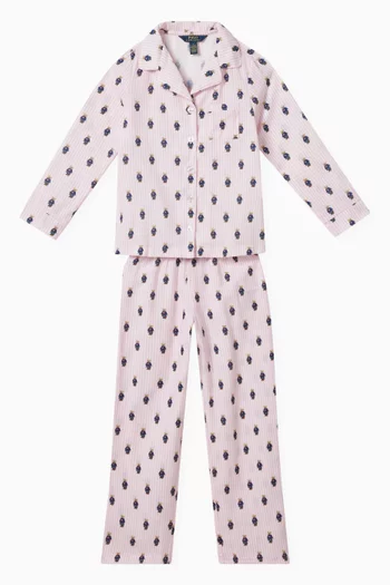 Polo Bear Printed Pyjama Set