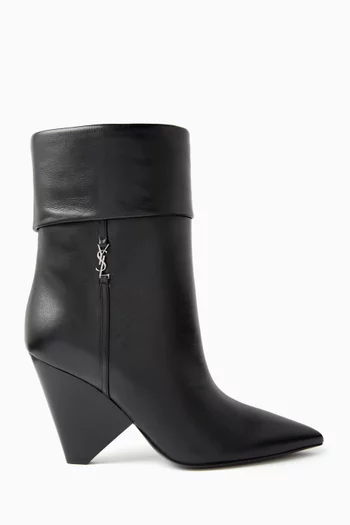 Niki 85 Ankle Boots in Leather