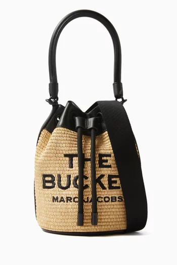 The Bucket Bag in Straw