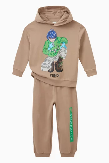 FF Generation-print Sweatpants in Cotton-fleece