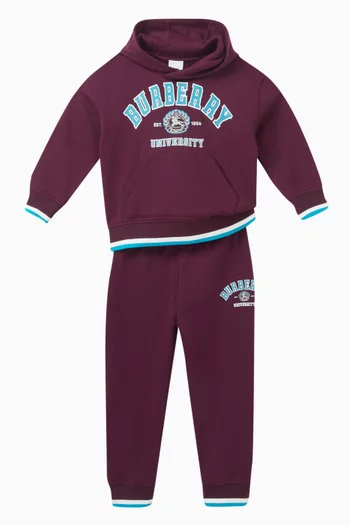 Logo-print Hoodie in Cotton