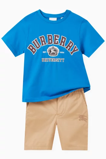 Logo-print T-shirt in Cotton