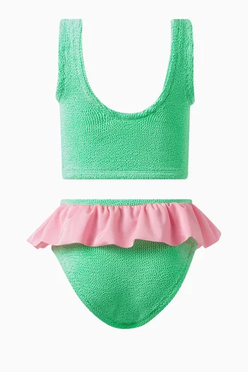 Baby Duo Olive Bikini Set in Nylon