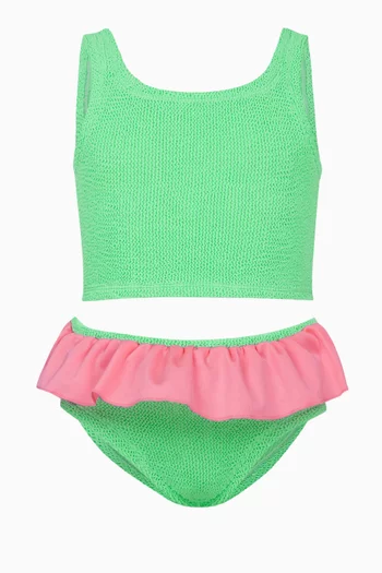 Baby Duo Olive Bikini Set in Nylon