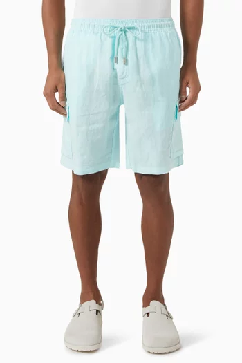 Baie Bermuda Shorts in Linen