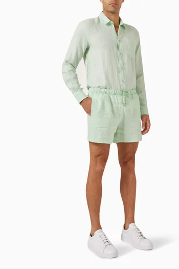 Caroubis Mineral-dyed Shirt in Linen
