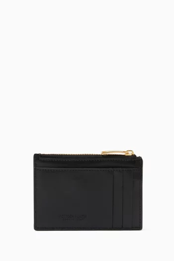 Cassette Key Pouch in Intrecciato Leather