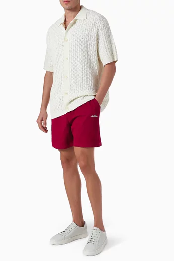 Stan Swim Shorts in Seersucker