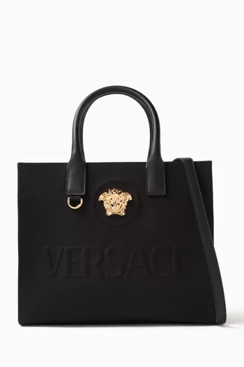 Small Medusa Tote Bag in Canvas