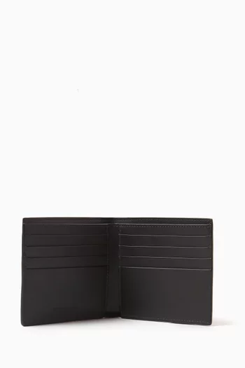 Bifold Wallet in Eco-canvas & Leather
