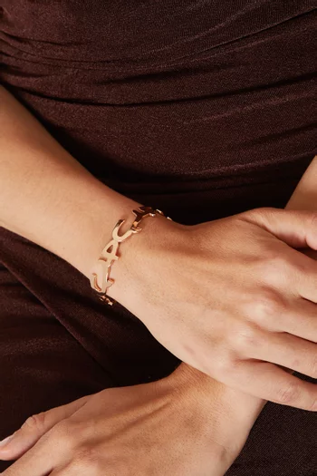 'Hobb' Cuff Bracelet in 18kt Rose Gold