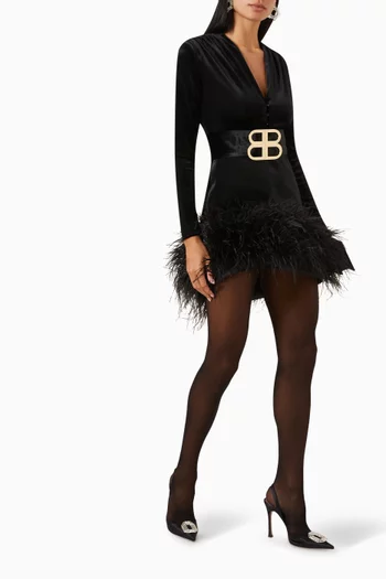Fiora Mini Dress in Viscose-blend